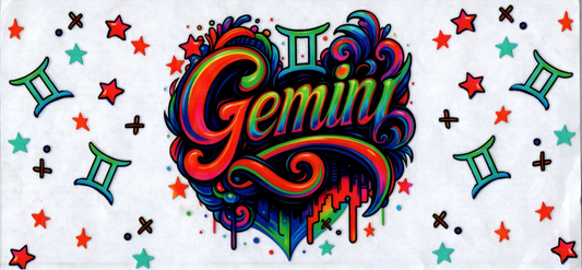 16oz Multi-Colored Zodiac Gemini 53