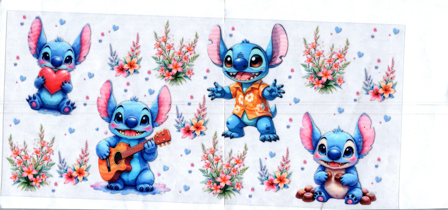 16 oz Blue Guy w/guitar & flowers Movies/Tv 5