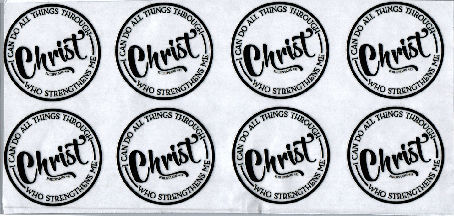 16oz I do all things through Christ Faith 55