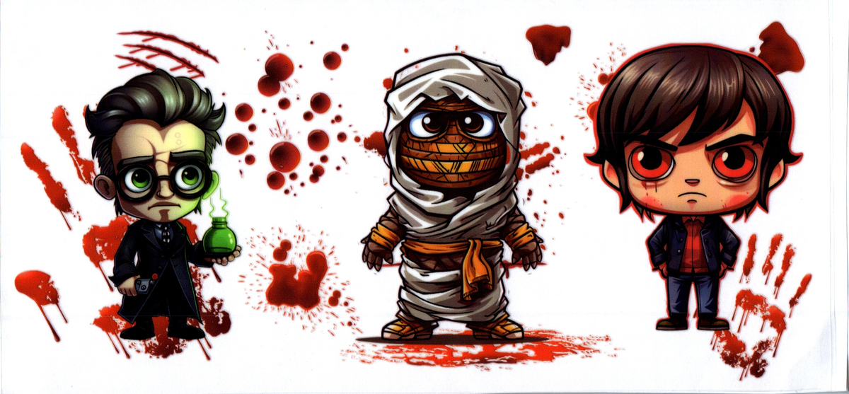 Cartoon Halloween people Horror 55