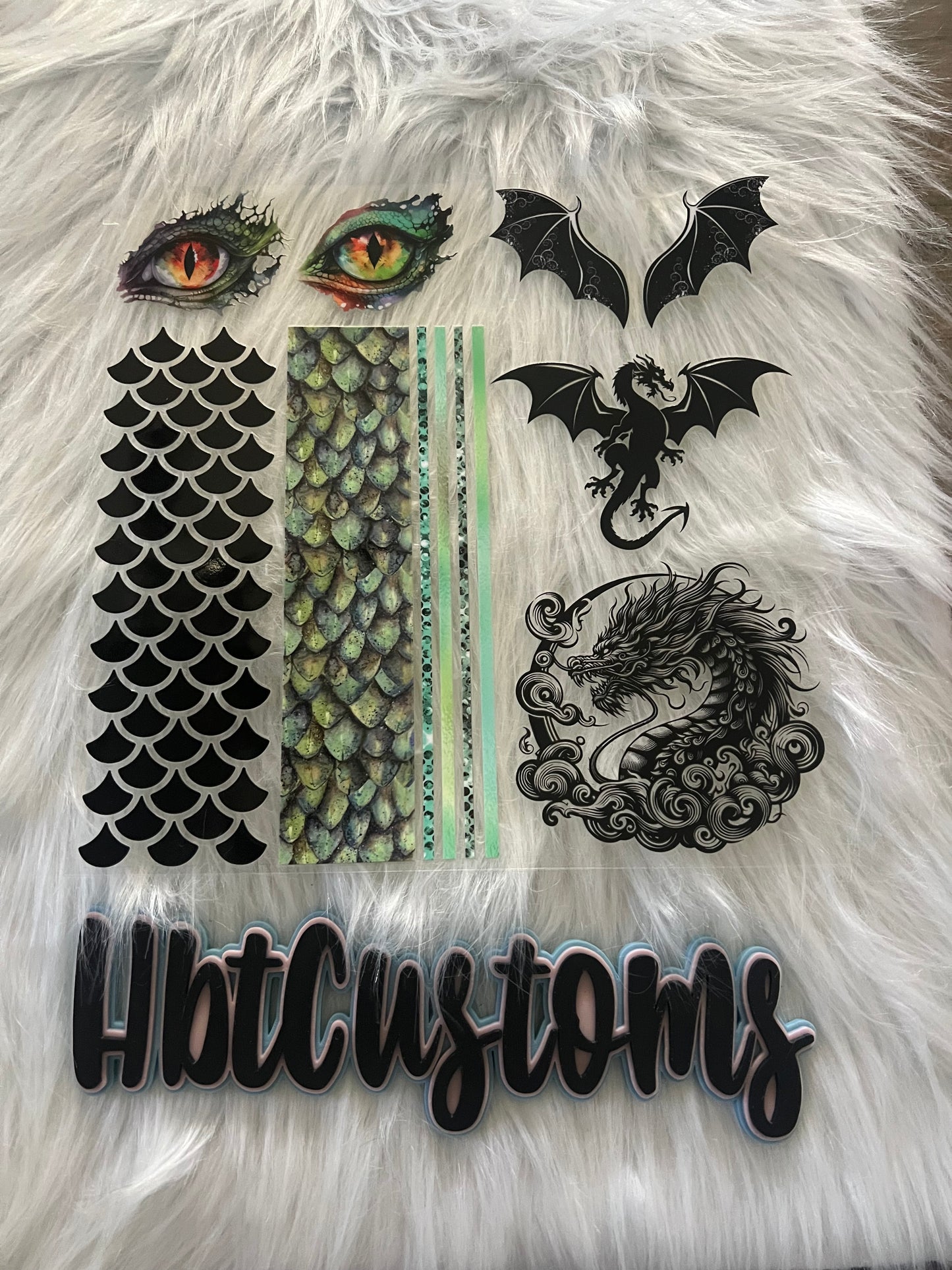Dragon Scales Element 10 x 10