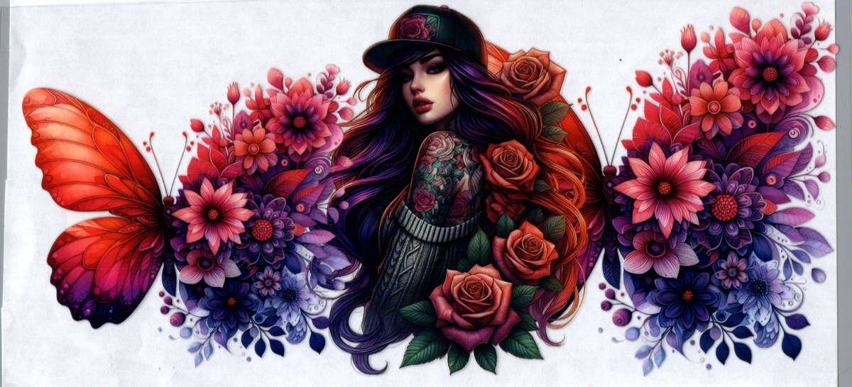 16 oz Tattoo Girl 56