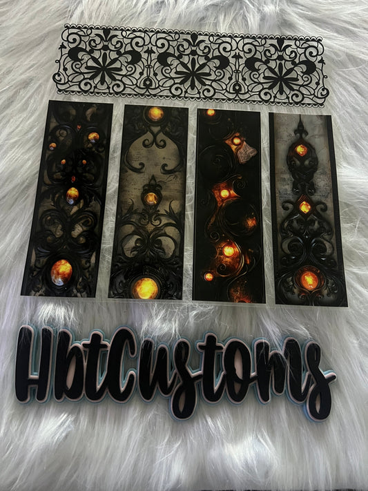Dark Bands Element 10 x 10