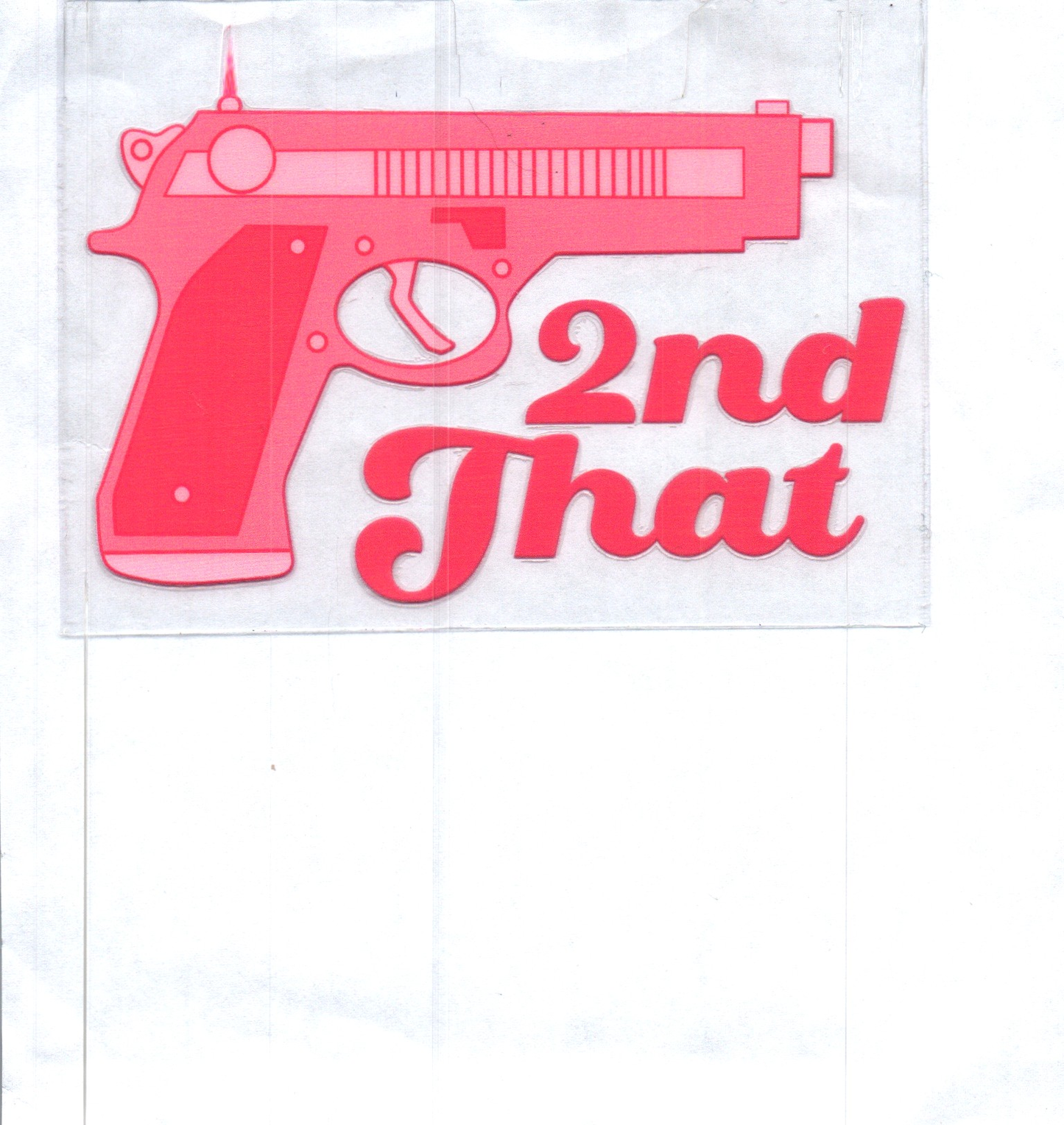 Pink Pew-pew 2nd that Patriotic Decal