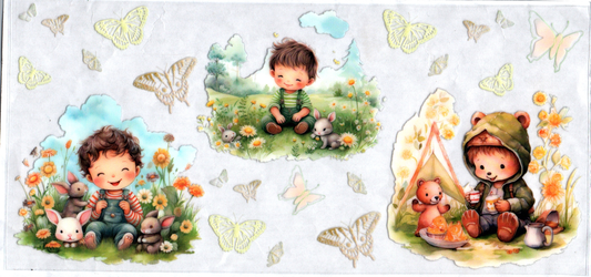 16oz Little Boy in Nature Kids
