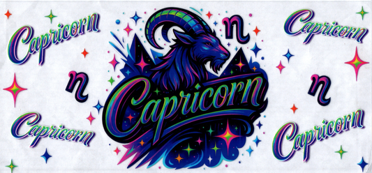 16oz Multi-Colored Zodiac Capricorn 57