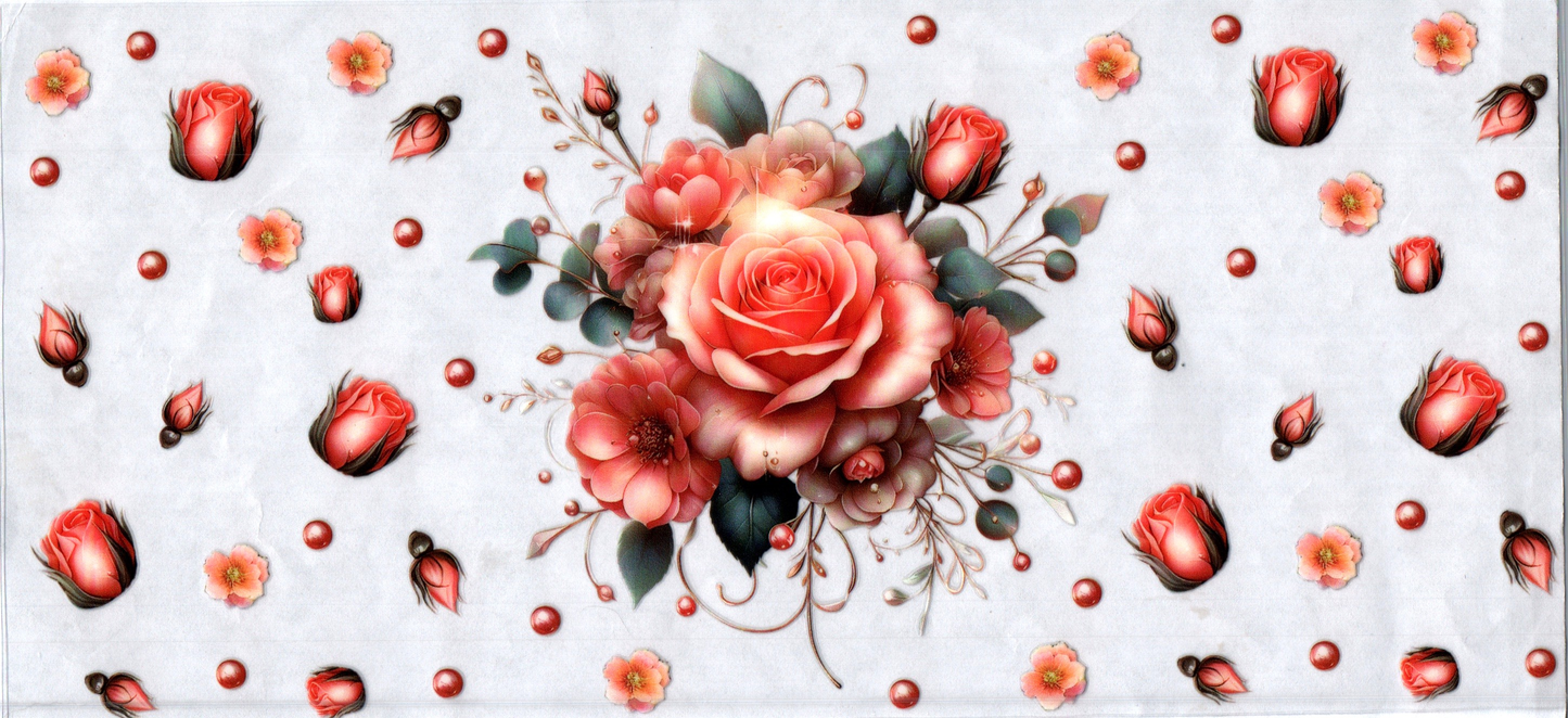 16oz Pink Flowers 58