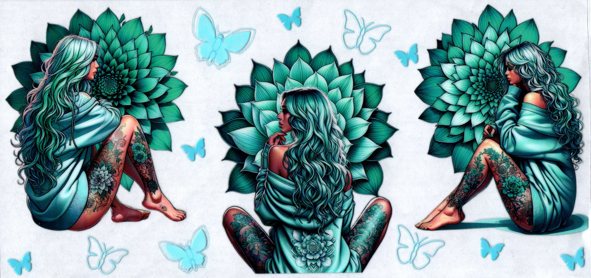 16 oz Tattoo Girl 59