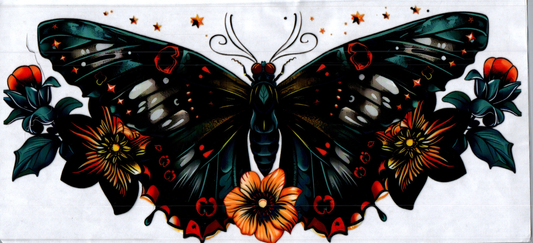 16oz Big Black Butterfly 59