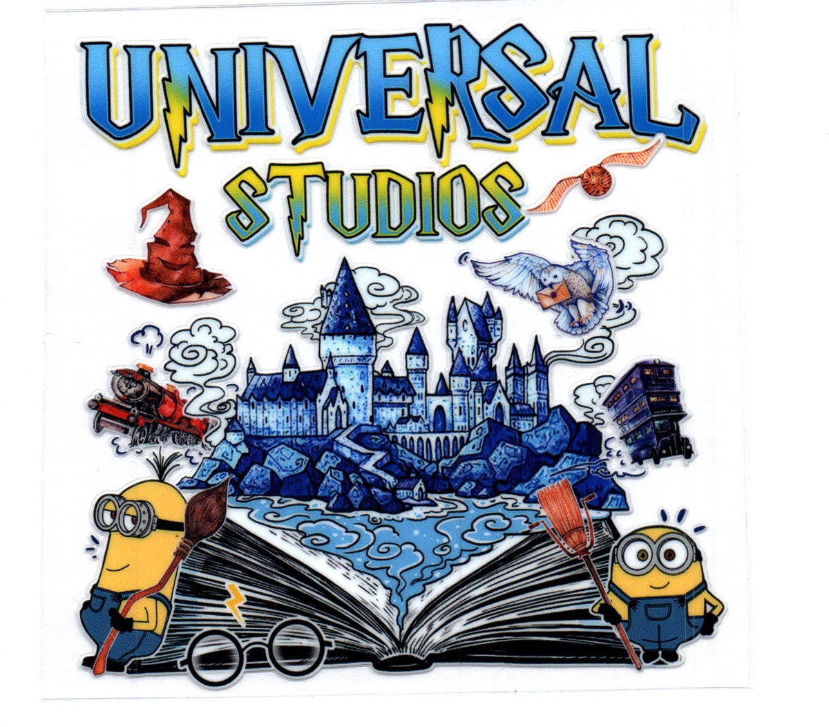 universal blue castle DECALS 59