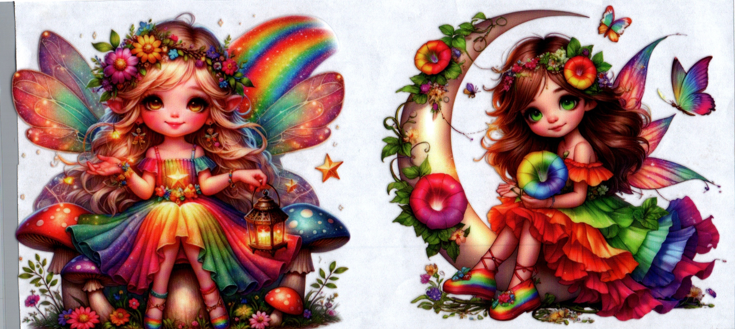 16 oz Rainbow Fairies
