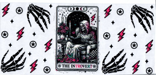16 oz The Introvert tarot card 6