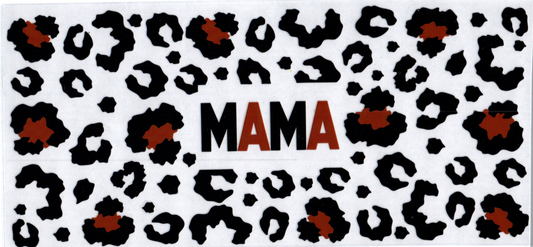 16oz Mama w/brown leopard spots