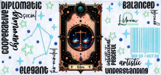 16oz Zodiac Tarot Card Libra 6