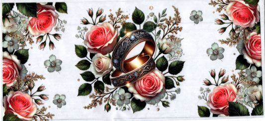 16oz Wedding Rings and Flowers 6
