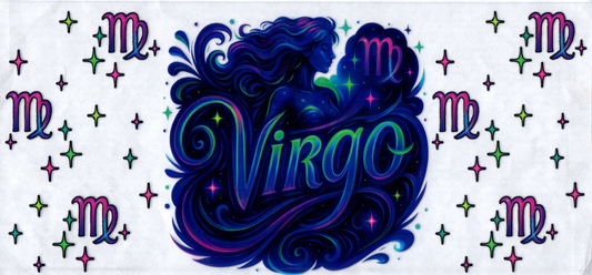 16oz Multi-Colored Zodiac Virgo 59