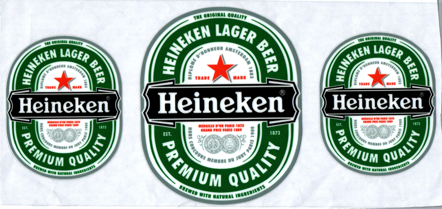 16 oz Heineken Logo Alcohol 60