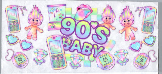 16oz 90s Baby Pastel Colors Kids