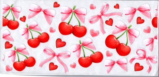 16oz Cherries & Bows 60