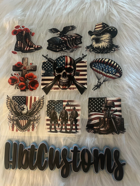 Flag USA Element 10 x 10