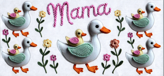 16oz Mama W/Ducks & Flowers