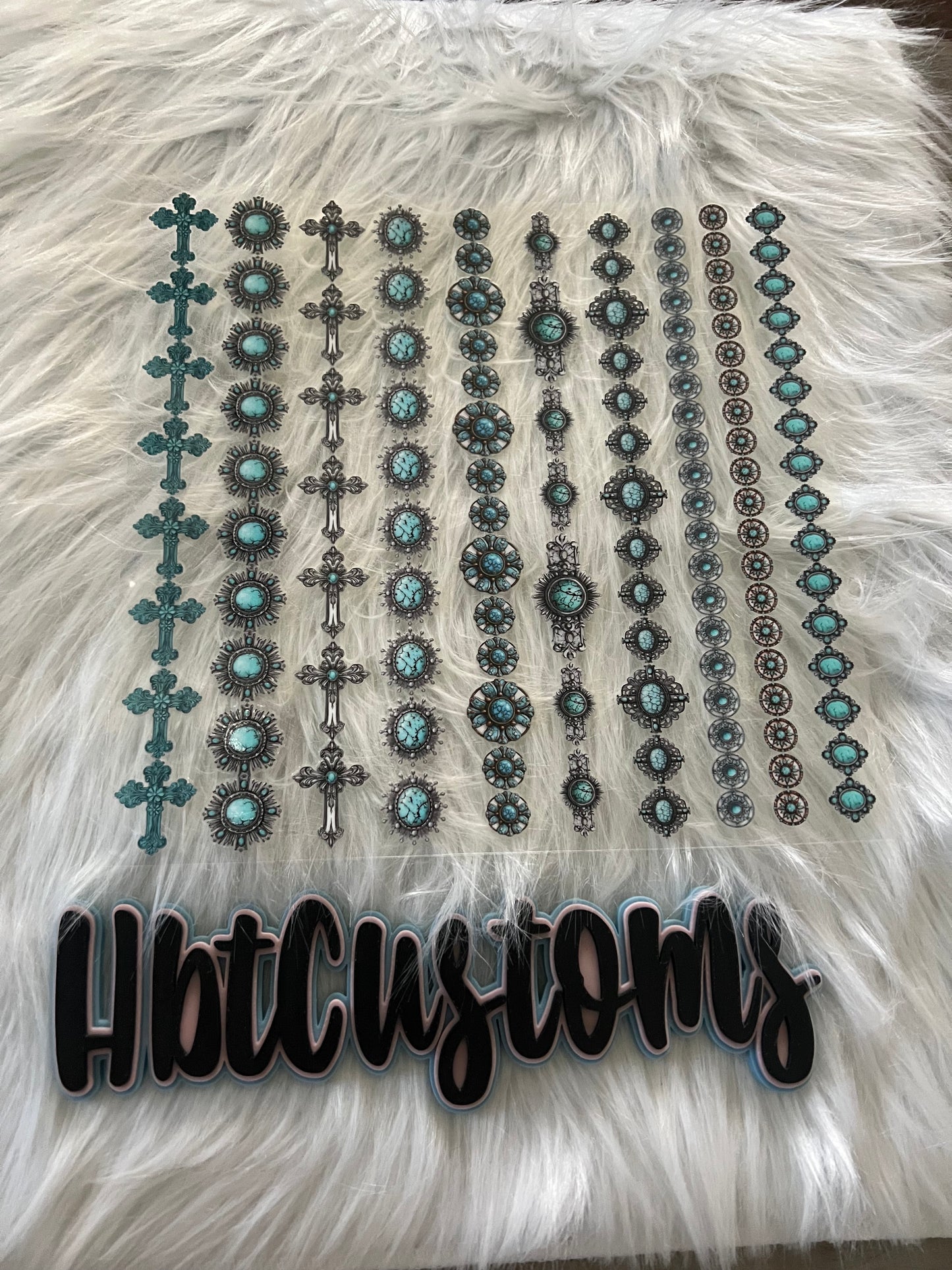 Turquoise Country Element 10 x 10
