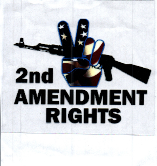2nd Amendment Rights Patriotic Decal