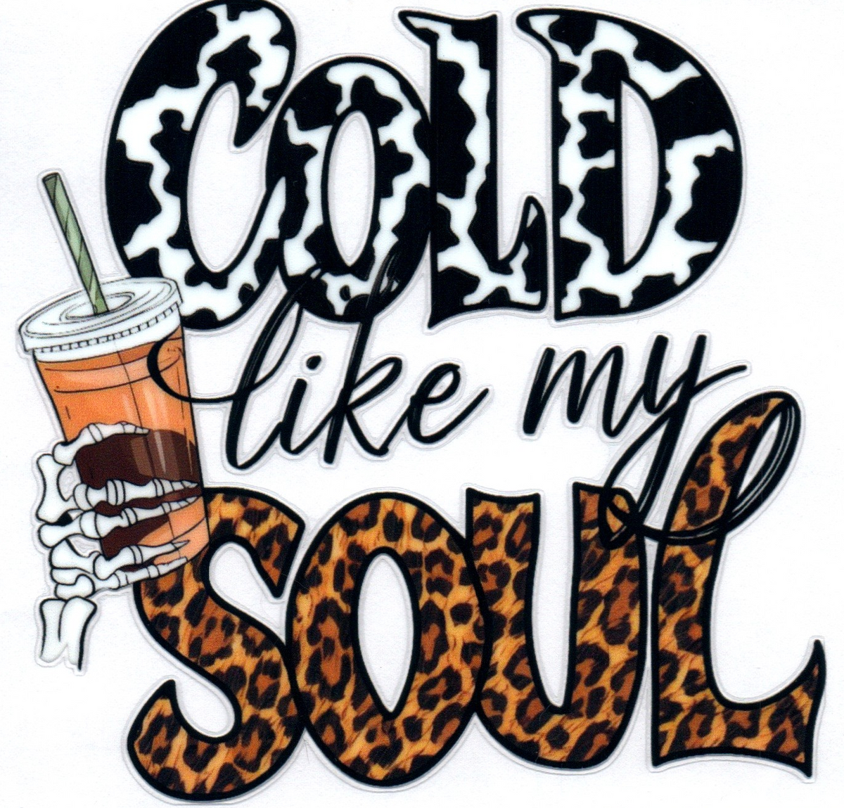 Cold like my soul Misc. Single Decal 62