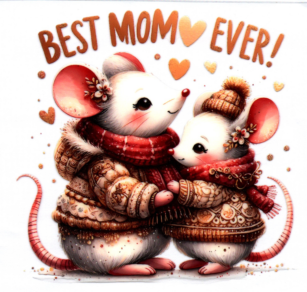 Mice Best Mom Ever Single Decal 6