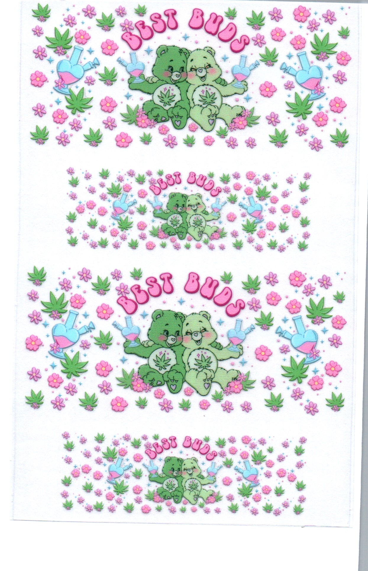 Best Buds 420 Bears Stanley Key Chain Wrap Double 6