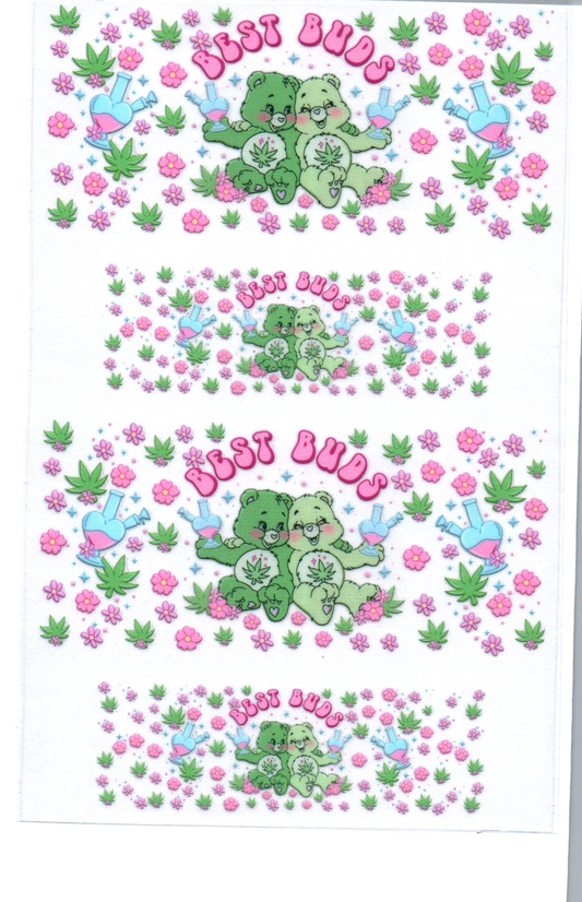 Best Buds 420 Bears Stanley Key Chain Wrap Double 6