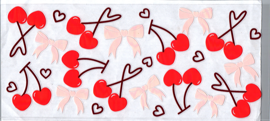 16oz Cherries & Bows 64
