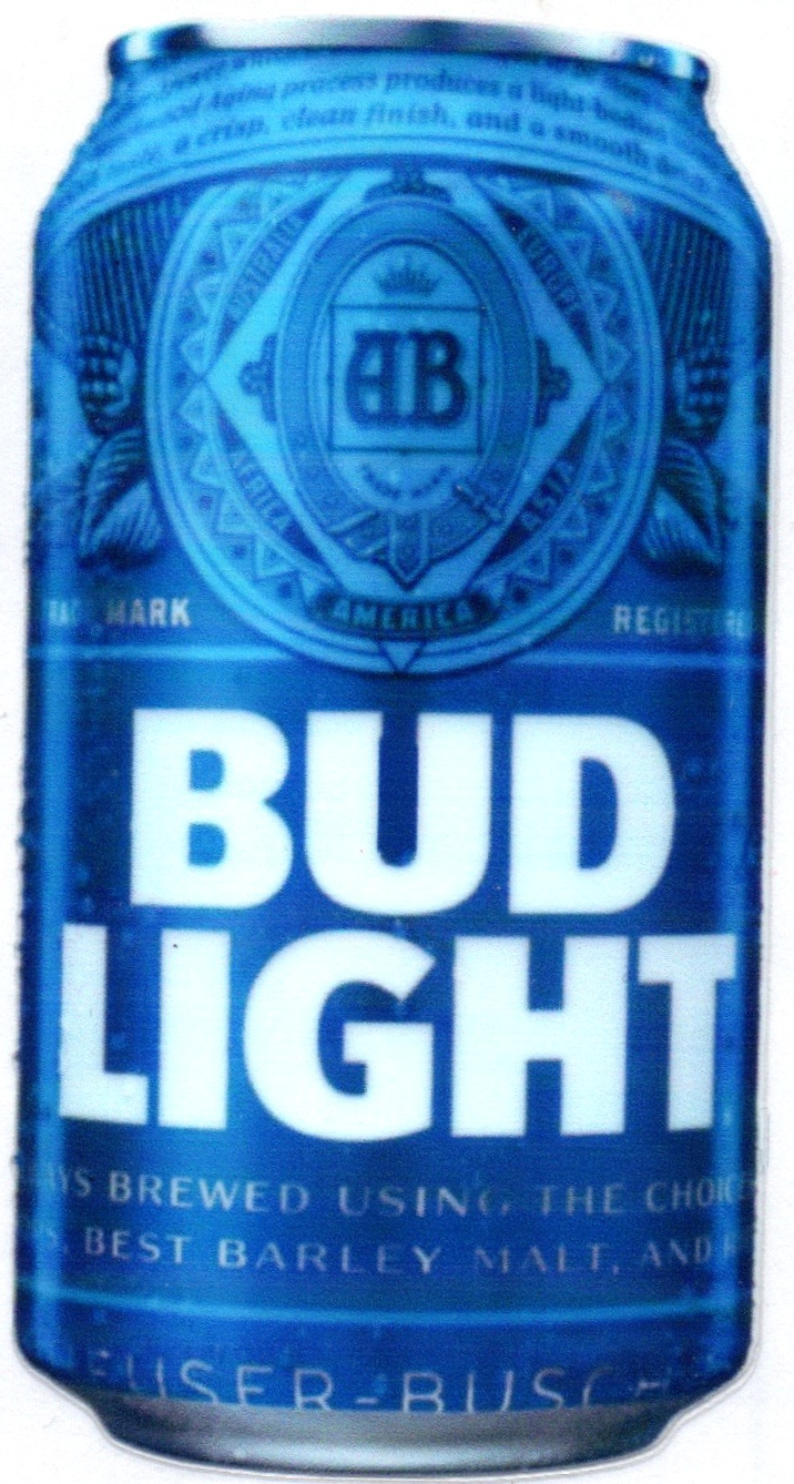 Bud Light Can Misc. Single Decal 64