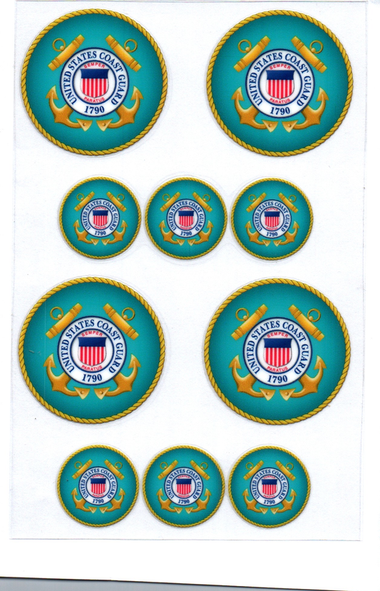 US Coast Guard Stanley Key Chain Wrap Double 64