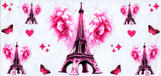 16 oz Pink Eiffel Tower 65