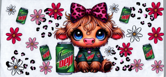 16 oz Mt Dew Cow #65