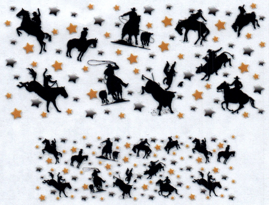Bull Riders, Guy on Horse. Stars YS Stanley Key Chain Wrap Single 6