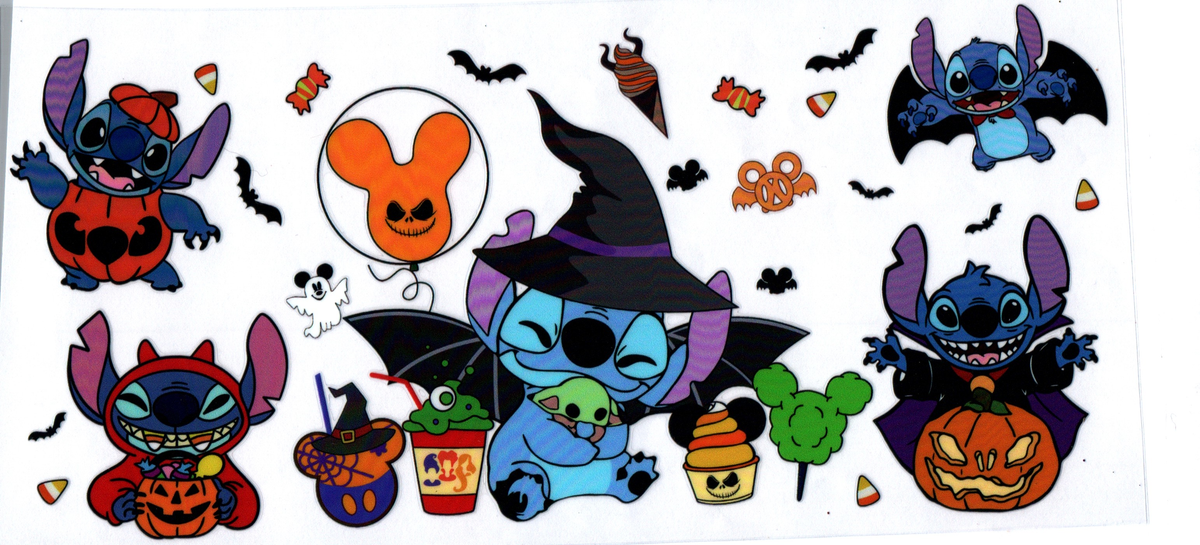 16oz Blue Guy dress up sweets and treats Halloween 66