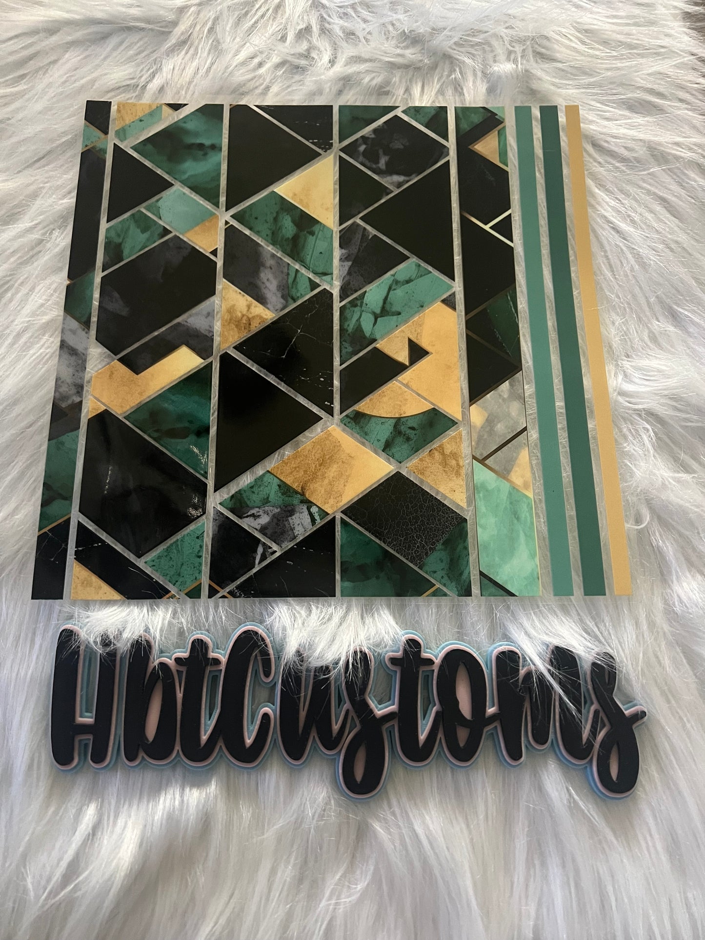 Dark Triangle Element 10 x 10