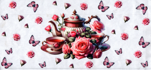 16oz Tea Set & Flowers 67