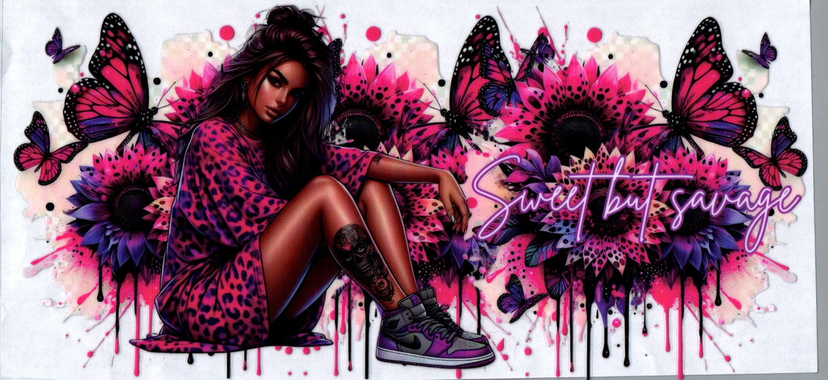 16 oz Tattoo Girl 67