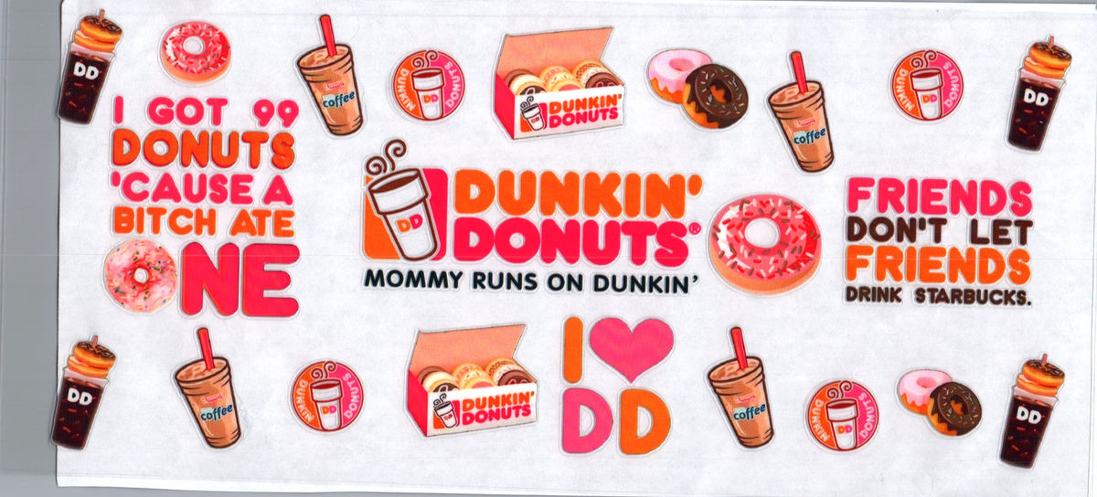 16oz mommy runs on dunkin 67