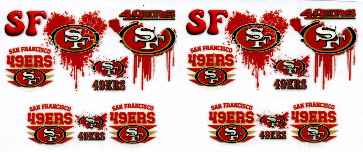 San Fran. 9'ers Key Chain Wrap Double 67