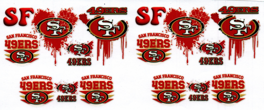 San Fran. 9'ers Key Chain Wrap Double 67