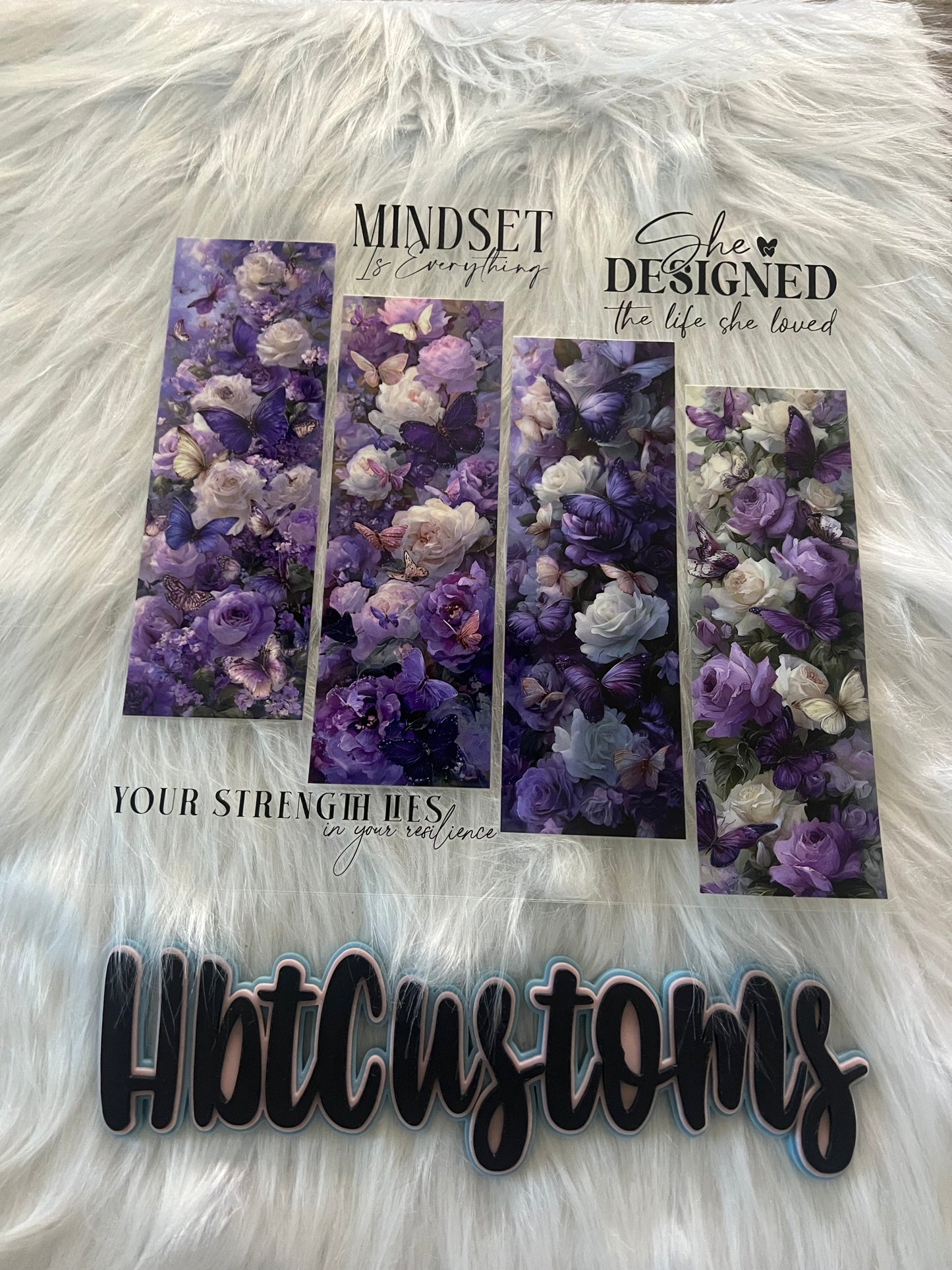 Purple Rose Bands Element 10 x 10