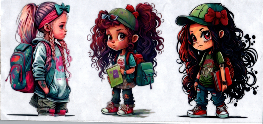 16oz 3 School Girls Kids
