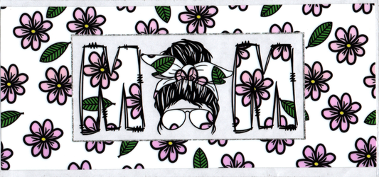 16oz Mom w/Pink Flowers