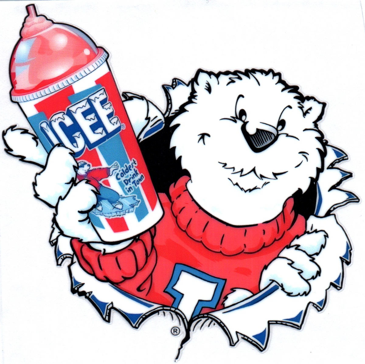 Icee Bear Misc. Single Decal 69