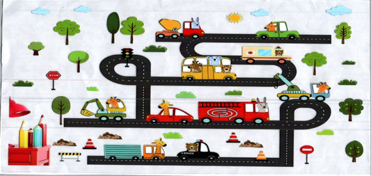16oz Toy car mat kids