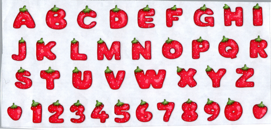 16 oz Strawberry Letters 7